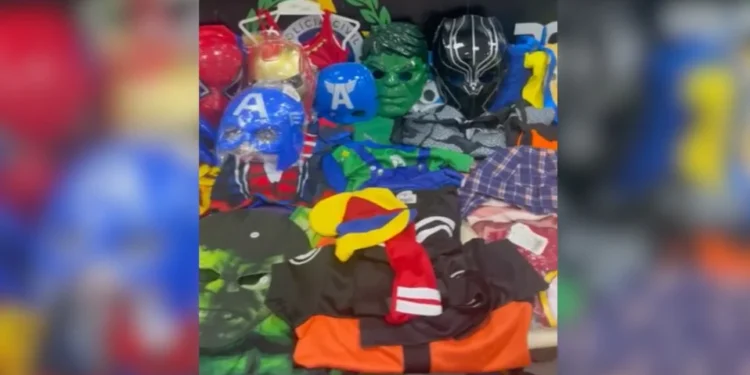 Fantasias pirateadas são apreendidas no Rio de Janeiro • Divulgação/PCERJ