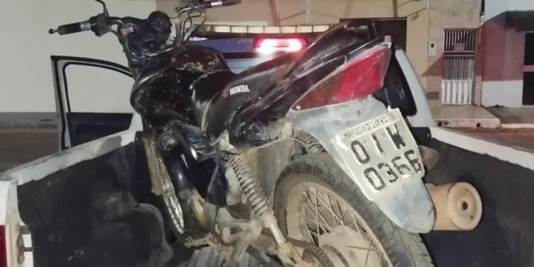 Polícia Militar do Tocantins recupera motocicleta furtada em Araguatins