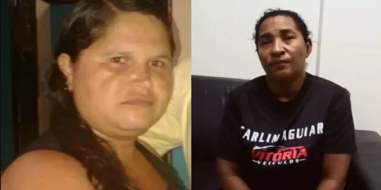 Vizinha Maria Jocilene da Silva (à esquerda) e Maria dos Aflitos (à direita). • Reprodução