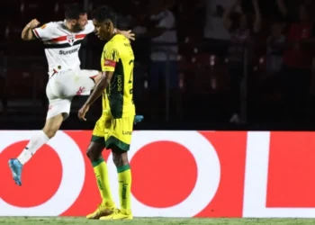 Calleri marcou seu primeiro gol em 2025 na vitória do São Paulo contra o Mirassol • Foto: LECO VIANA/THENEWS2/ESTADÃO CONTEÚDO