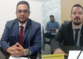 Vereadores Helder Borges e Hérico Milhomem Fotos: Portal LJ