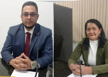 Vereadores Hérico Milhomem e Eva Vieira Fotos: Portal LJ