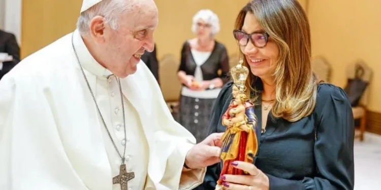 Janja da Silva terá encontro com o Papa Francisco no Vaticano • Ricardo Stuckert/PR