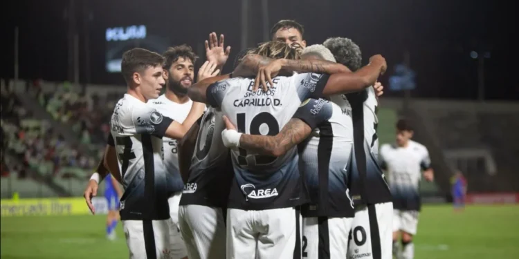 Corinthians empatou com o Universidad Central na Venezuela pela Libertadores • Reprodução/X/@LibertadoresBR