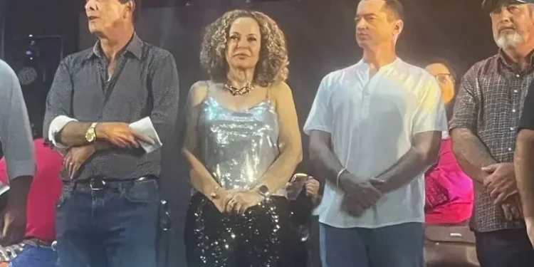 Palco da festa dos 34 anos de Cariri tem clima tenso entre deputados Gaguim e Alexandre Guimarães