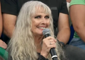 Lilian Knapp participou de um programa especial dos anos 1970 no "Altas Horas" • Reprodução/Globoplay