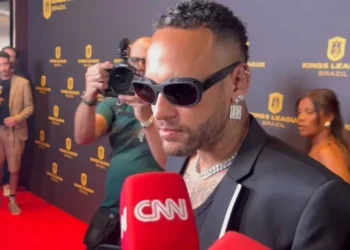 Neymar na cerimônia de draft da Kings League • Raul Moura / CNN