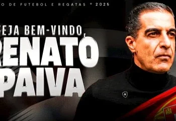 Renato Paiva tem contrato com o Botafogo até dezembro de 2026 • Reprodução/Botafogo