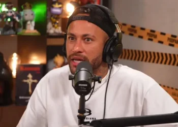 Neymar durante entrevista no Podpah • Reprodução