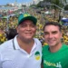 Com Bolsonaro, senador Eduardo Gomes participa de ato em defesa da anistia aos presos de 8 de janeiro