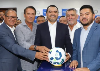 Governador Wanderlei Barbosa lançou oficialmente a 4ª edição do Copão Tocantins, destacando a importância do evento para o esporte e a integração dos municípios tocantinenses Foto: Antônio Gonçalves/Governo do Tocantins