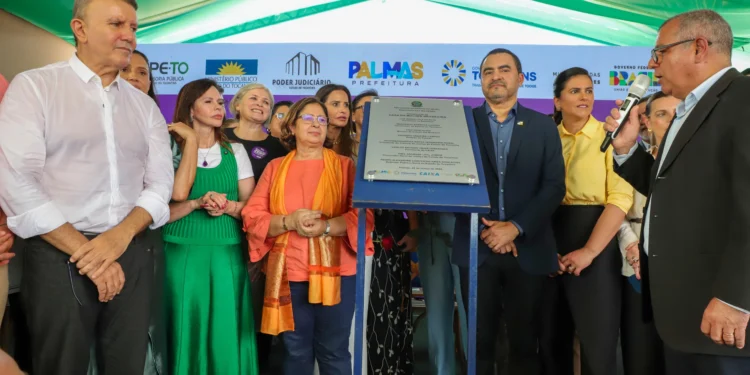 Governador Wanderlei Barbosa e ministra das Mulheres, Cida Gonçalves, inauguram a primeira Casa da Mulher Brasileira no Tocantins - Aldemar Ribeiro/Governo do Tocantins