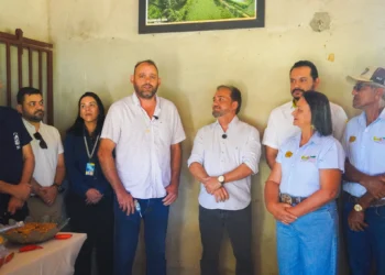 Prefeito destacou os avanços conquistados e a importância da parceria com o Governo do Tocantins para fortalecer as agroindústrias familiares e buscar novas oportunidades de desenvolvimento local. Foto: Matheus Alcântara/Governo do Tocantins