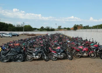 Na retirada, se o veículo precisar passar por alguma vistoria ou algum conserto, o proprietário assina o termo de compromisso, no qual só transitará com o veículo quando a vistoria ou o conserto for feitos. Foto: Felix Carneiro / Governo do Tocantins