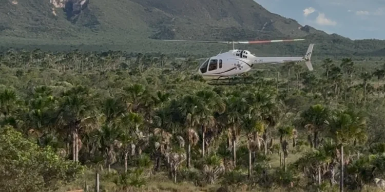 Naturatins investiga crime ambiental após helicóptero pousar ilegalmente nas dunas do Parque Estadual do Jalapão