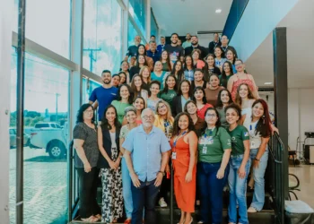 Servidores da Secult em foto na sede da pasta, em Palmas Foto: Kadu Souza/Governo do Tocantins
