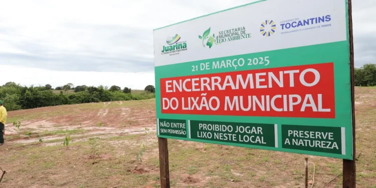 Com apoio do Governo do Tocantins, Juarina encerra lixão municipal e avança na gestão sustentável de resíduos