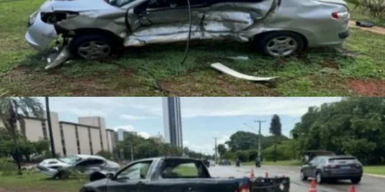 Acidente ocorreu na avenida LO-03, em Palmas, e vitimou Enite Cordeiro Naves - Foto: Divulgação SSP/TO