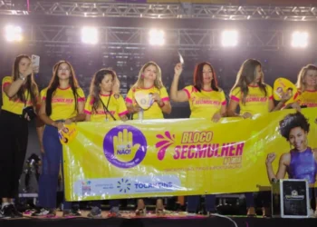 Mobilização do Bloco SecMulher na Rua em Palmas