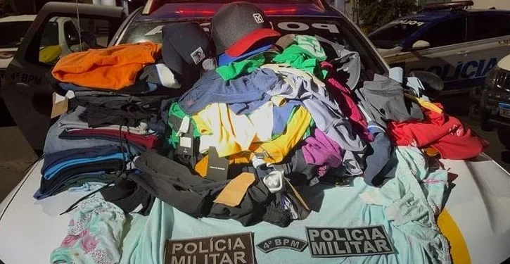 Em menos de 24 horas, Policias Civil e Militar desvendam furto em loja de roupas e recuperam objetos furtados em Gurupi avaliados em mais de R$ 9 mil