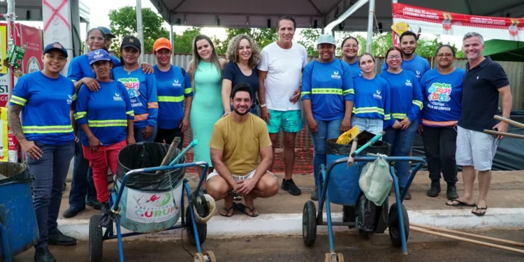 Bloco da Limpeza mantém tradição de organização e manutenção do circuito do Carnaval de Gurupi 2025