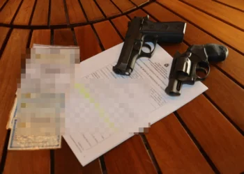 Mais de dez armas foram apreendidas durante a Operação Argo - Luiz de Castro/Governo do Tocantins