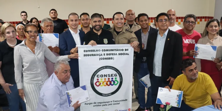 Em Palmas, SSP/TO elege e empossa Conselho Comunitário de Segurança da região das Arnes