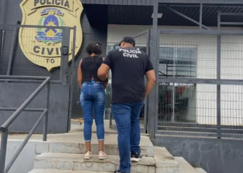 Mulher apontada como autora de latrocínio é presa pela Polícia Civil no interior do Estado Crédito -foto - DICOM SSP TO