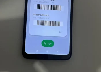 Aparelho celular foi recuperado em poder de um homem que acabou preso por receptação. Foto -DICOM SSP TO