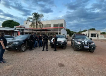 Dezenas de policiais civis participaram de mais uma etapa da operação Protetor de Divisas