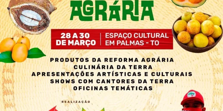 Feira Estadual da Reforma Agrária do Tocantins ocorrerá neste final de semana
