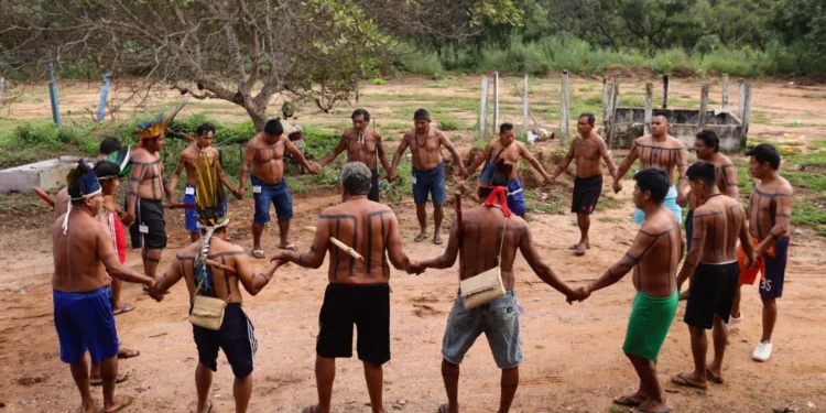 Abertura do Encontro dos Clãs Indígena Xerente
Foto: Edvaldo Xerente