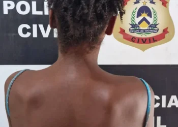 Mulher apontada como autora de homicídio é presa pela Polícia Civil em Gurupi. Crédito -Foto -DICOM SSP TO