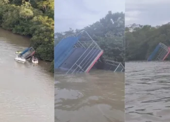 Catamarã que transportava 24 passageiros sofre um naufrágio • Divulgação/CBM