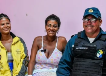 Gestante começou a sentir as dores do parto ainda durante a festa • Reprodução/ PMSE