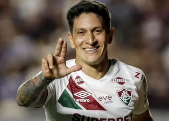 Cano comemora 100º gol pelo Fluminense • LUCAS MERÇON / FLUMINENSE F.C.