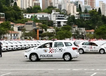 Viaturas da Polícia Militar (PM) em São Paulo • Divulgação/SSP-SP