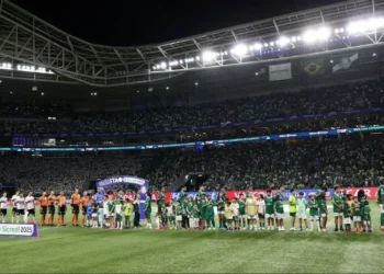 Palmeiras e São Paulo pela semifinal do Paulistão, no Allianz Parque • Cesar Greco/Palmeiras