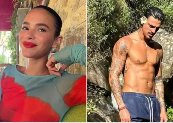 Bruna Marquezine curte fotos do modelo Leo Brum • Instagram / Bruna Marquezine / Leo Brum