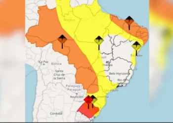 Onda de calor no Sul e chuvas fortes no Nordeste • Inmet