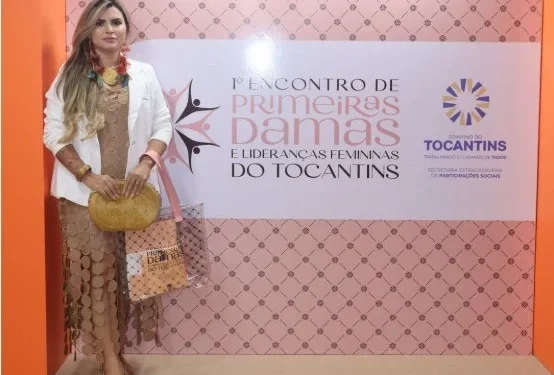 Primeira-Dama de Tocantínia Sâmua Rosa. Foto: Divulgação
