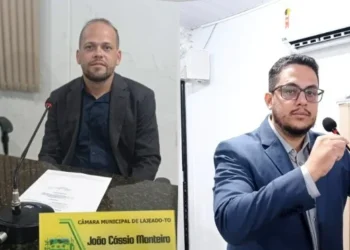 Vereadores João Cássio e Hérico Milhomens Foto: Portal LJ