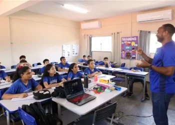 Abordagem integrada e colaborativa: investimentos em infraestrutura e benefícios a alunos e servidores impulsionam o desenvolvimento da educação no Pará — Foto: Alex Ribeiro / Agência Pará