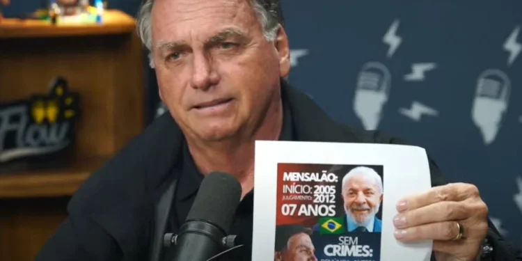 Bolsonaro compara “agilidade” de seu julgamento no STF com Mensalão