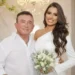 Calita e Amado Batista se casaram em uma cerimônia intimista • Instagram/Calita Franciele Miranda de Souza