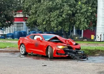 Acidente aconteceu na Quadra 110 Sul (Antiga Arse 14) de Palmas — Foto: Reprodução/ Redes sociais
