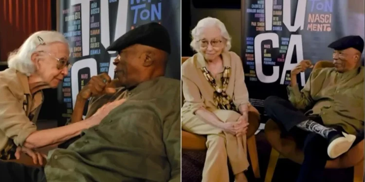 Fernanda Montenegro vai à pré-estreia de filme de Milton Nascimento