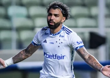 Gabigol comemora gol do Cruzeiro • Gustavo Aleixo/Cruzeiro