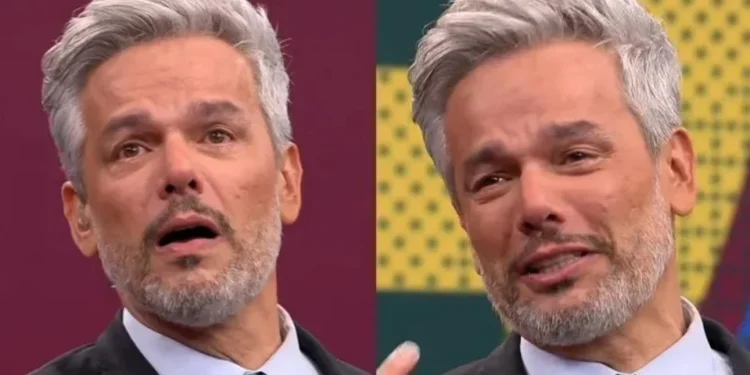 Otaviano Costa chora ao lembrar de aneurisma: “Quase morri”