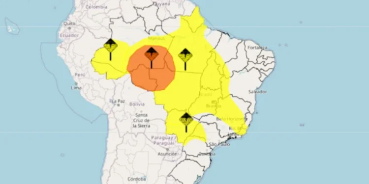 Temporais devem atingir 18 estados nesta quarta (26)